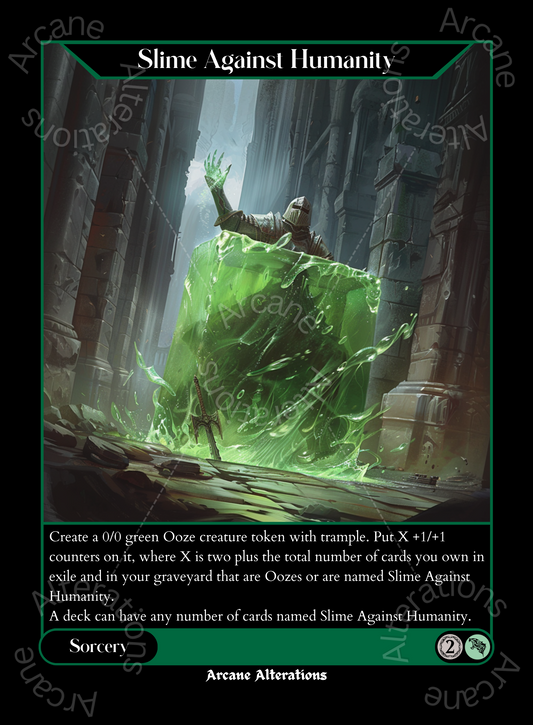 Slime Against Humanity - High Quality Altered Art Custom Proxy Cards