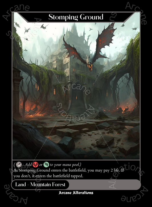 Stomping Grounds - High Quality Altered Art Custom Proxy Cards