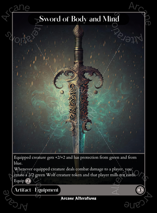 Sword of Body and Mind - High Quality Altered Art Custom Proxy Cards