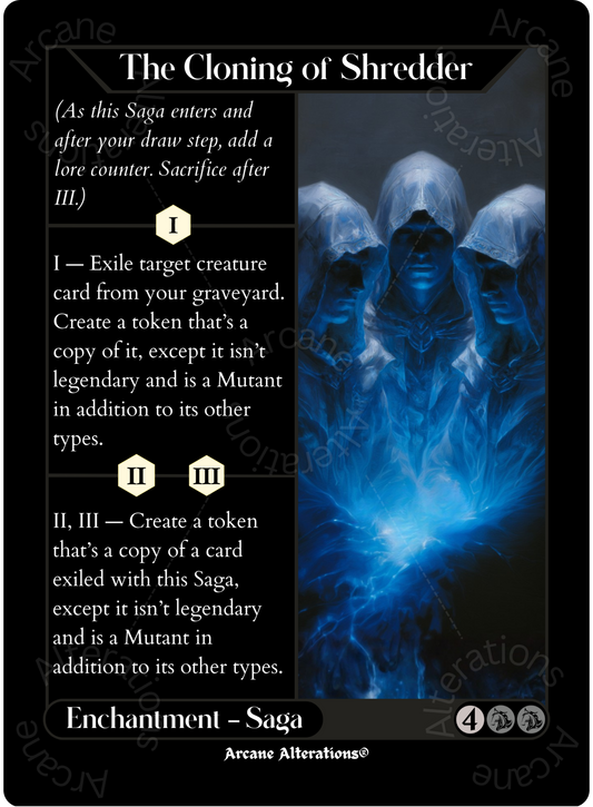 The Cloning of Shredder - High Quality Altered Art Custom Proxy Cards