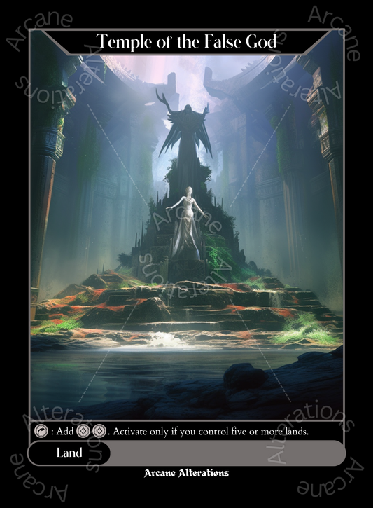 Temple of the False God - High Quality Altered Art Custom Proxy Cards