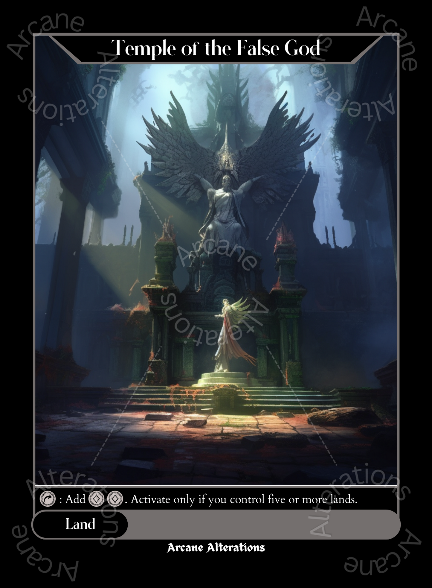 Temple of the False God - High Quality Altered Art Custom Proxy Cards