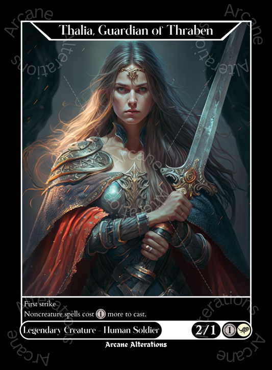 Thalia, Guardian of Thraben - High Quality Altered Art Custom Proxy Cards