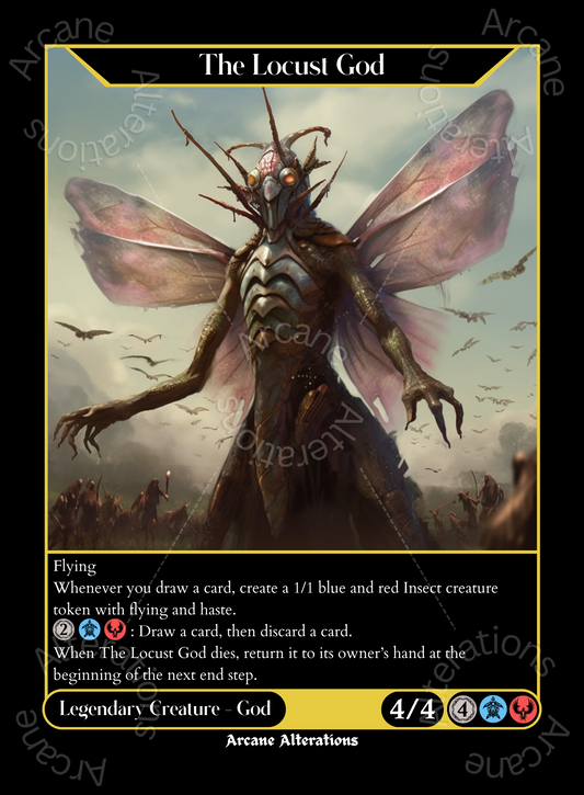 The Locust God - High Quality Altered Art Custom Proxy Cards