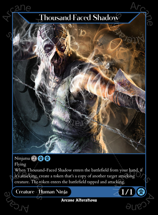 Thousand-Faced Shadow Smoke Mortal Kombat Crossover Single - High Quality Altered Art Custom Proxy Cards