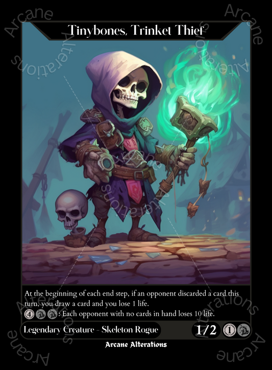 Tinybones, Trinket Thief - High Quality Altered Art Custom Proxy Cards