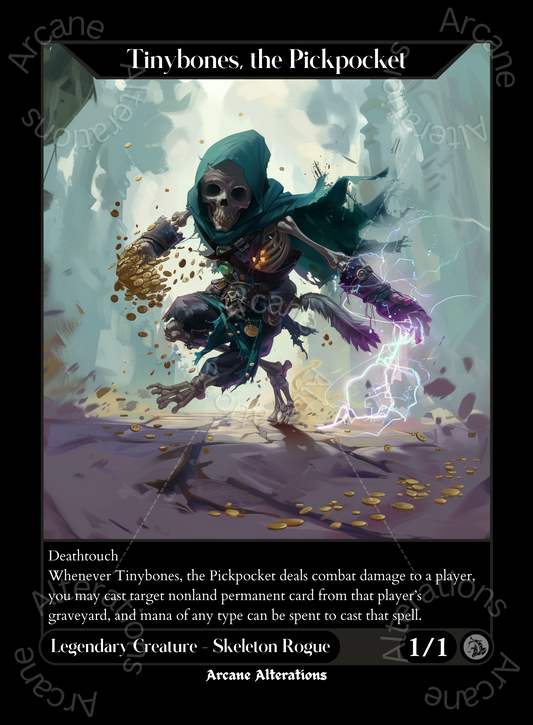 Tinybones, the Pickpocket - High Quality Altered Art Custom Proxy Cards