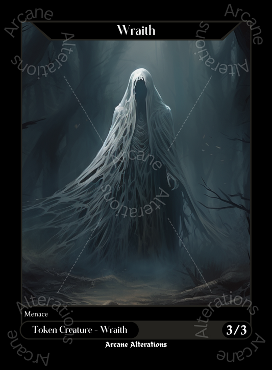 Wraith Token - High Quality Altered Art Custom Proxy Cards