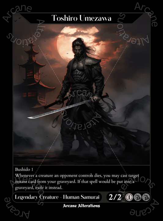 Toshiro Umezawa - High Quality Altered Art Custom Proxy Cards