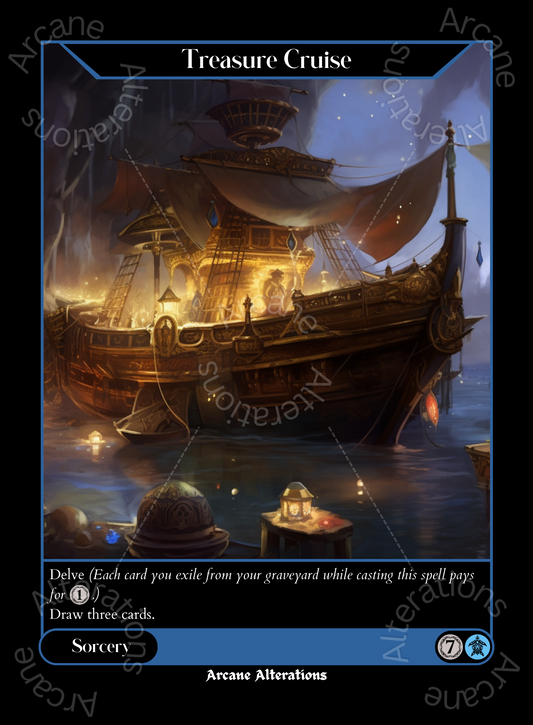 Treasure Cruise - High Quality Altered Art Custom Proxy Cards