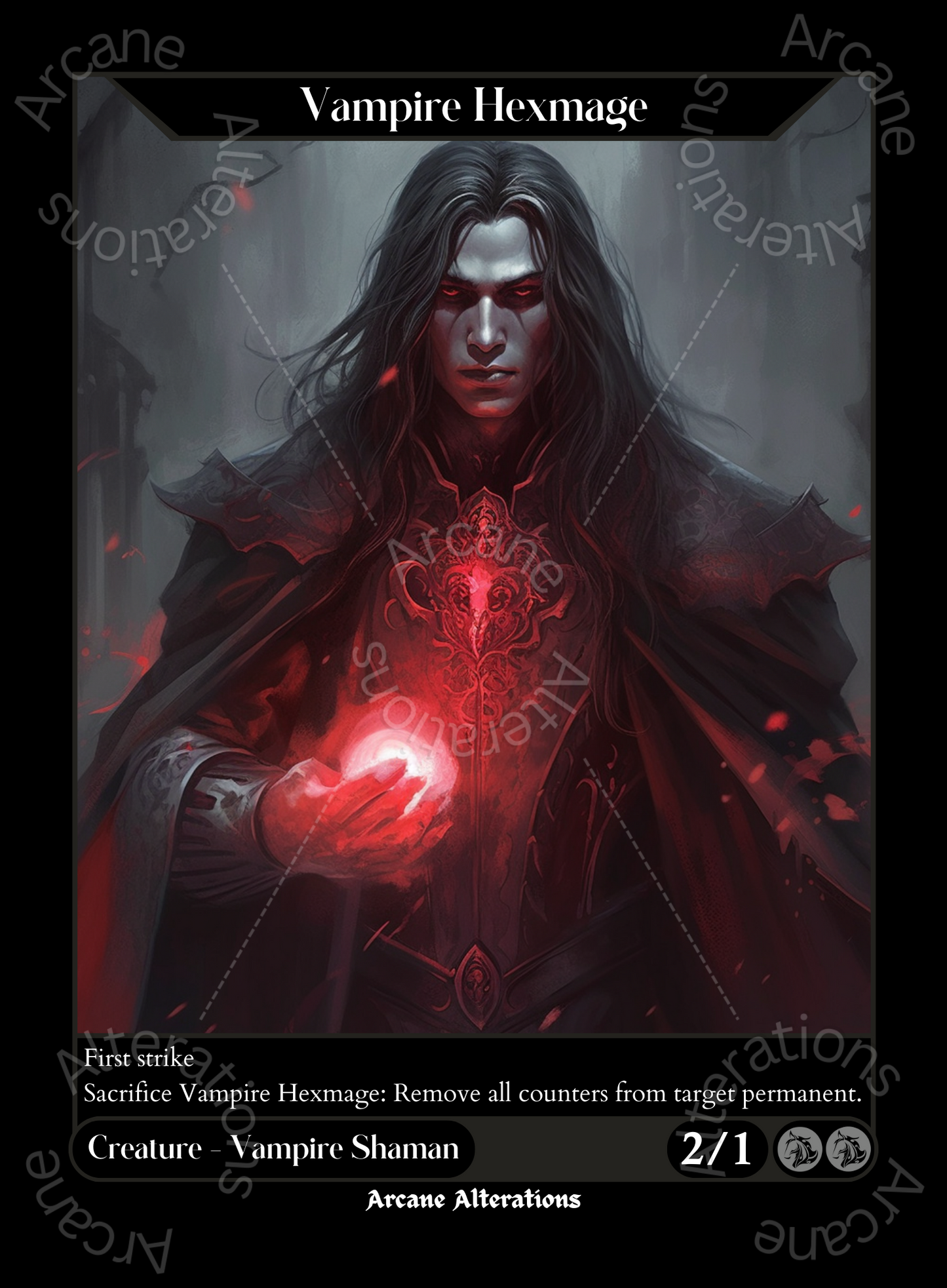 Vampire Hexmage - High Quality Altered Art Custom Proxy Cards