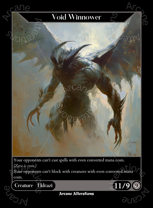 Void Winnower - High Quality Altered Art Custom Proxy Cards