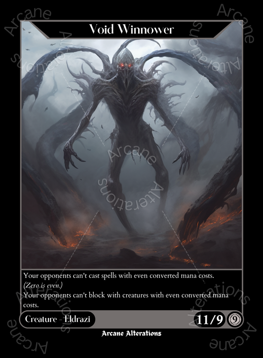 Void Winnower - High Quality Altered Art Custom Proxy Cards