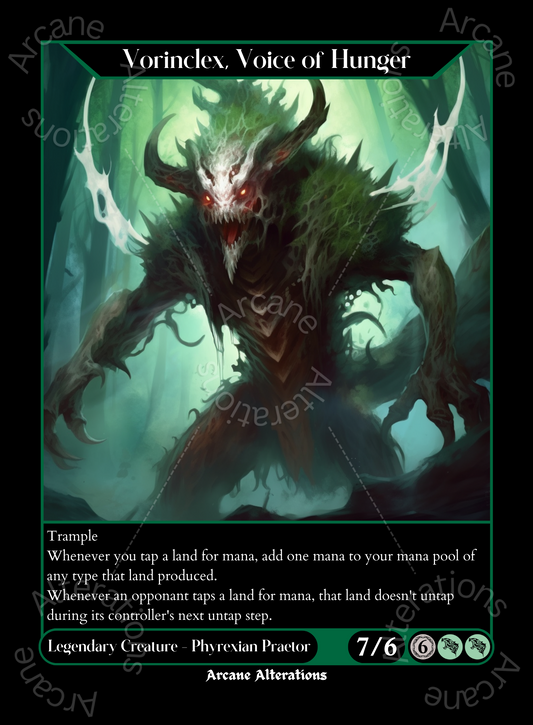 Vorinclex, Voice of Hunger - High Quality Altered Art Custom Proxy Cards