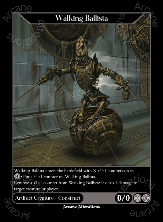 Walking Ballista Dwarven Sphere The Elder Scrolls Crossover - High Quality Altered Art Custom Proxy Cards