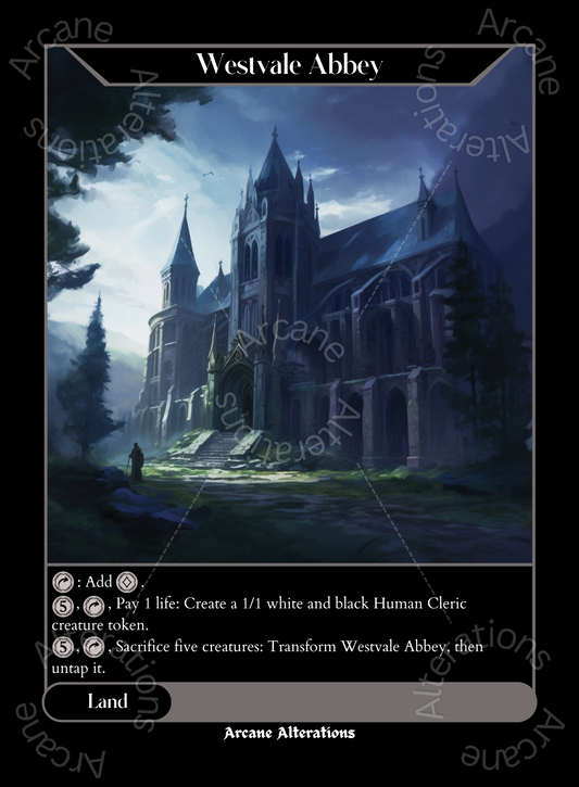 Westvale Abbey - High Quality Altered Art Custom Proxy Cards