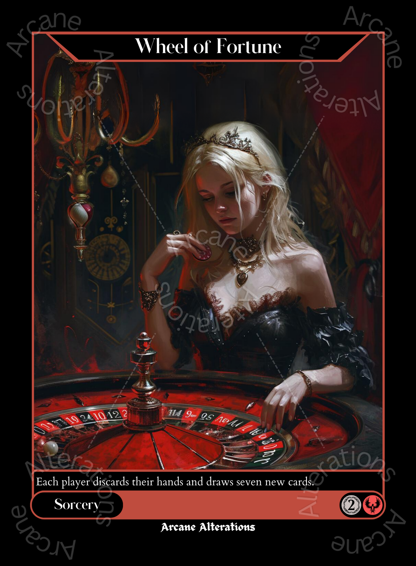 Wheel of Fortune - High Quality Altered Art Custom Proxy Cards