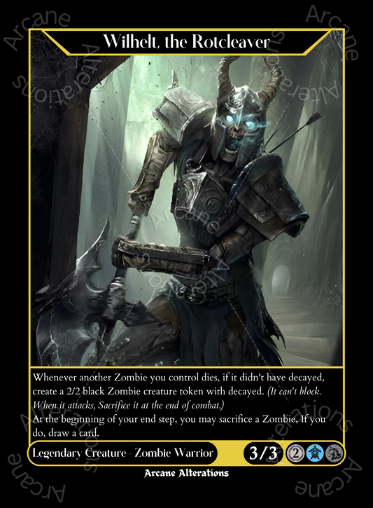 Wilhelt, the Rotcleaver Draugr The Elder Scrolls Crossover - High Quality Altered Art Custom Proxy Cards