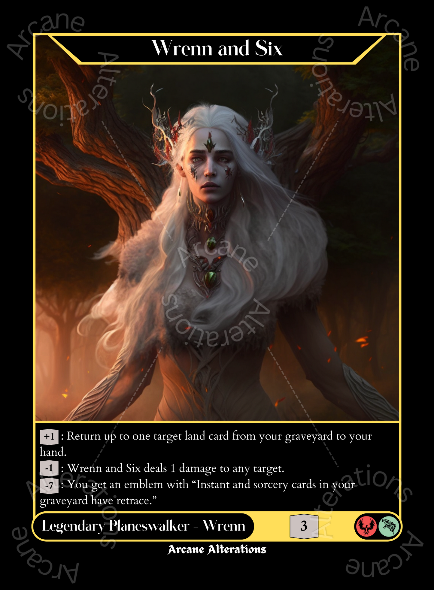 Wrenn and Six - High Quality Altered Art Custom Proxy Cards