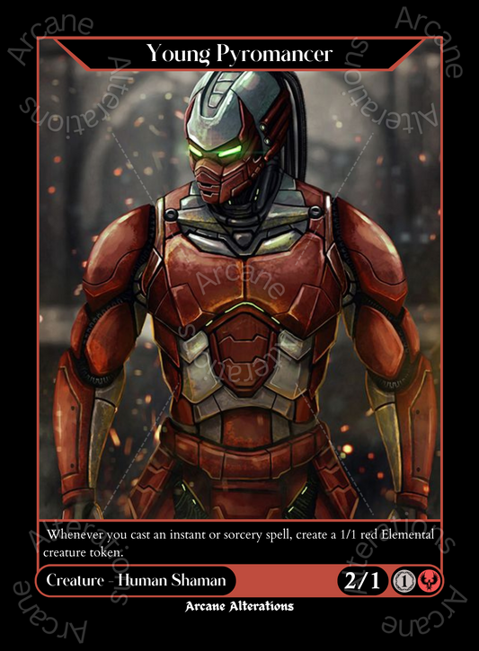 Young Pyromancer Sektor Mortal Kombat Crossover Single - High Quality Altered Art Custom Proxy Cards