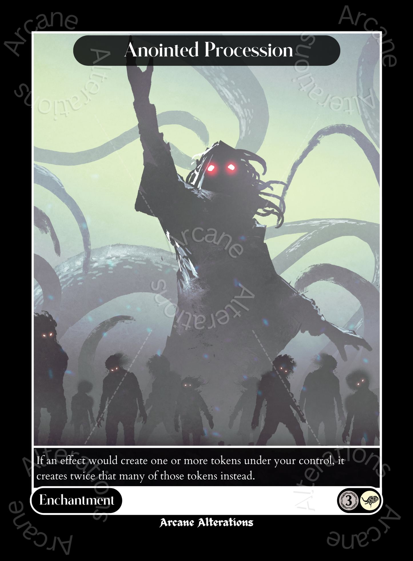 Anointed Procession - High Quality Altered Art Custom Proxy Cards