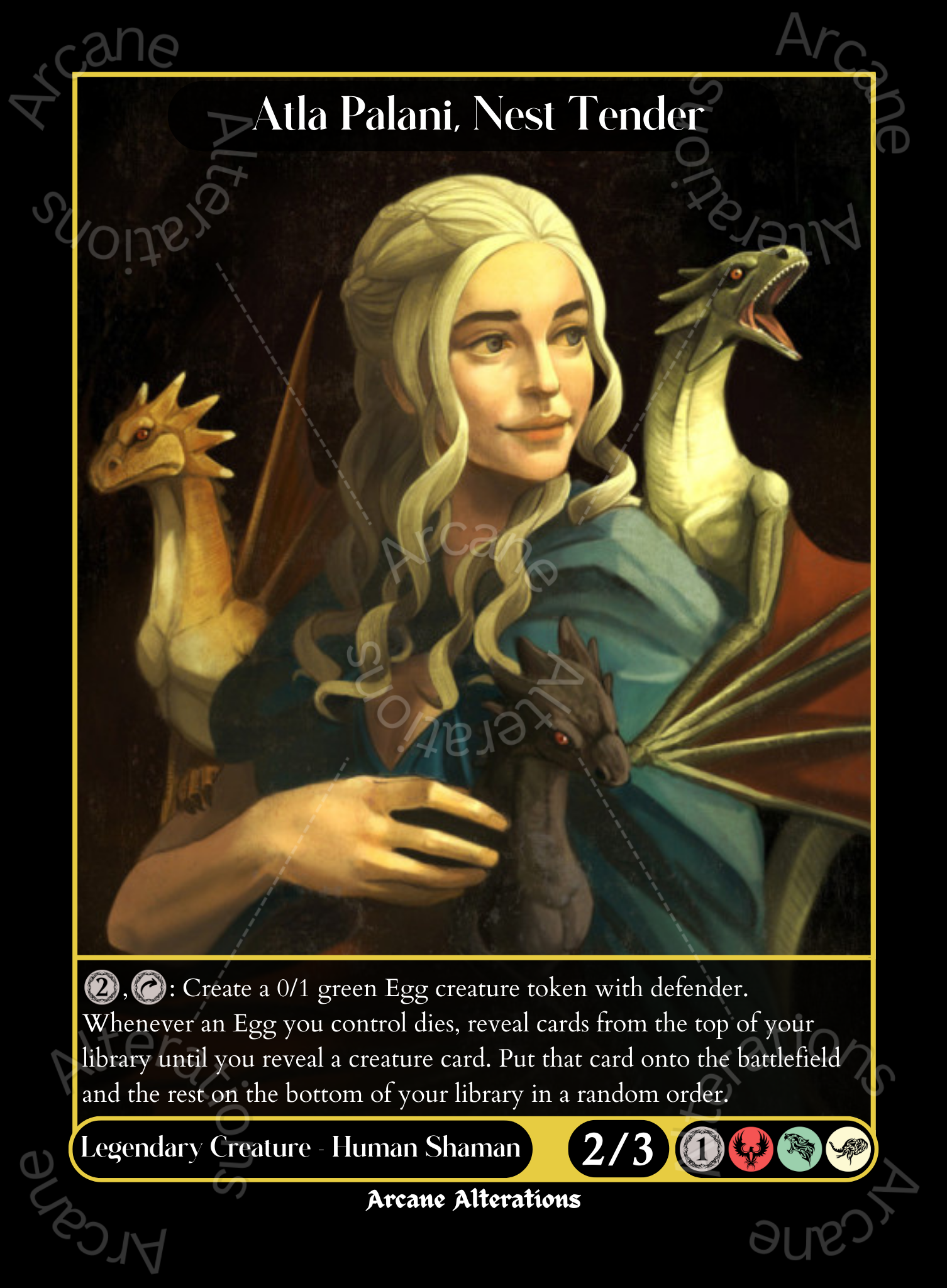 Atla Palani, Nest Tender Daenerys Targaryen Game of Thrones Crossover Single