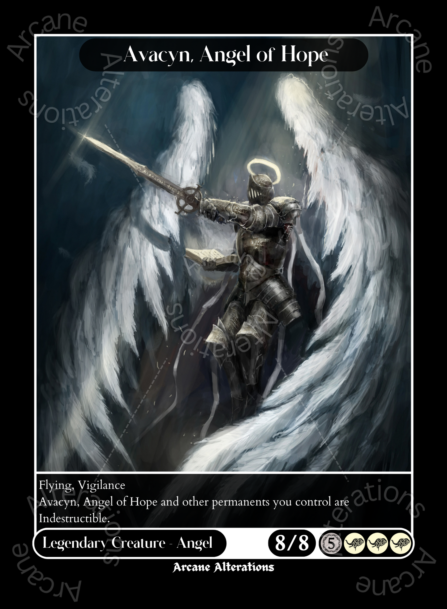 Avacyn, Angel of Hope - High Quality Altered Art Custom Proxy Cards