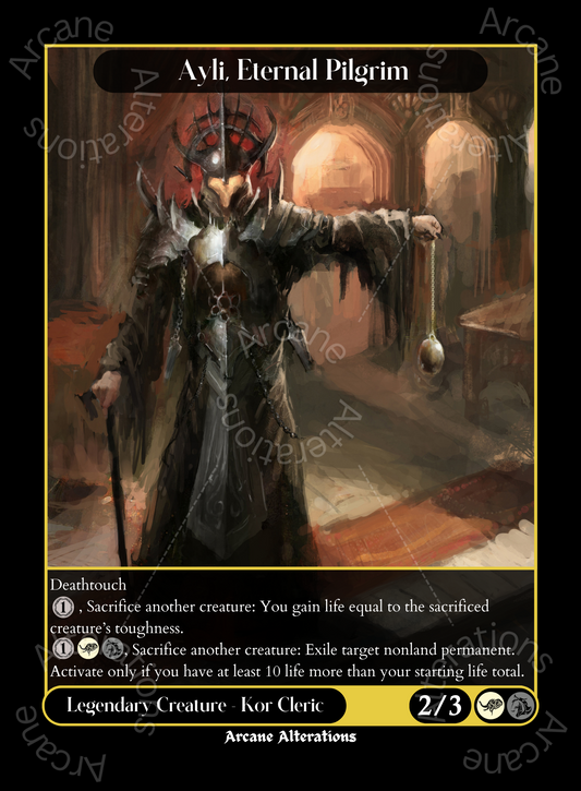 Ayli, Eternal Pilgrim - High Quality Altered Art Custom Proxy Cards