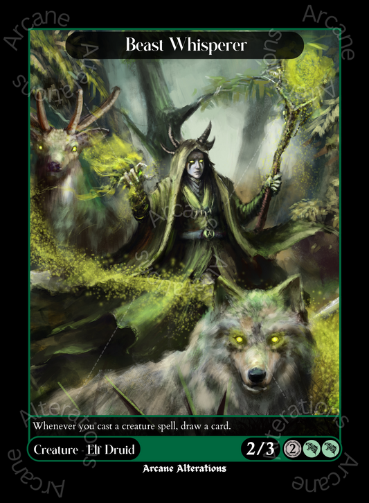 Beast Whisperer - High Quality Altered Art Custom Proxy Cards