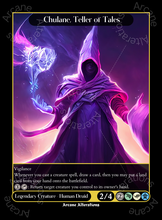 Chulane, Teller of Tales - High Quality Altered Art Custom Proxy Cards