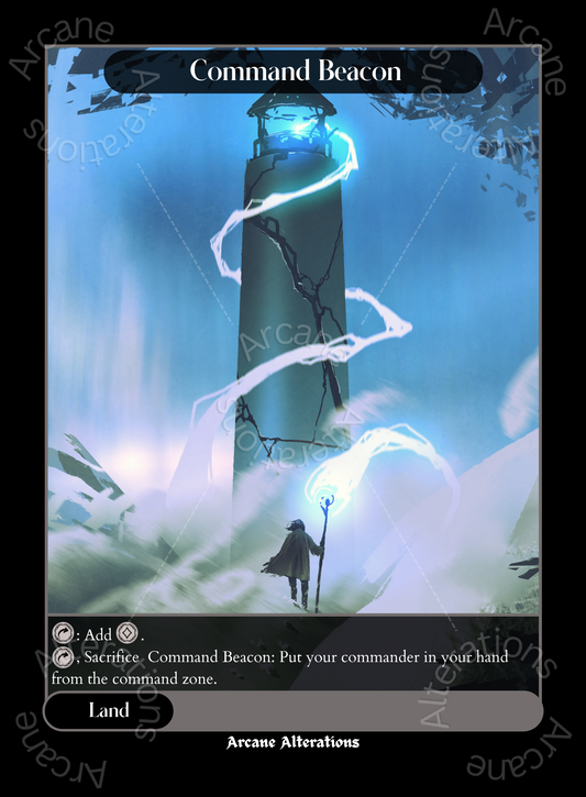 Command Beacon - High Quality Altered Art Custom Proxy Cards