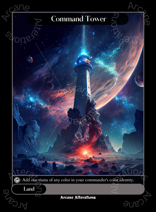 Command Tower - High Quality Altered Art Custom Proxy Cards