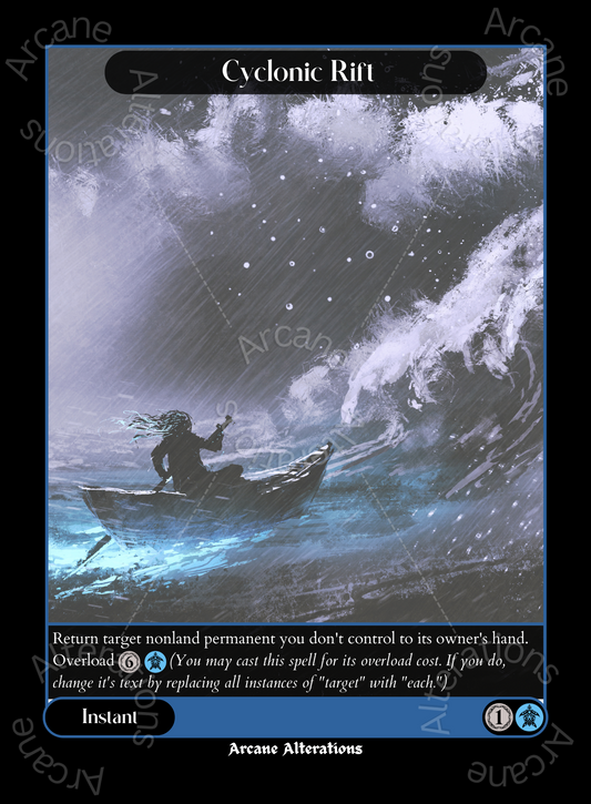 Cyclonic Rift - High Quality Altered Art Custom Proxy Cards