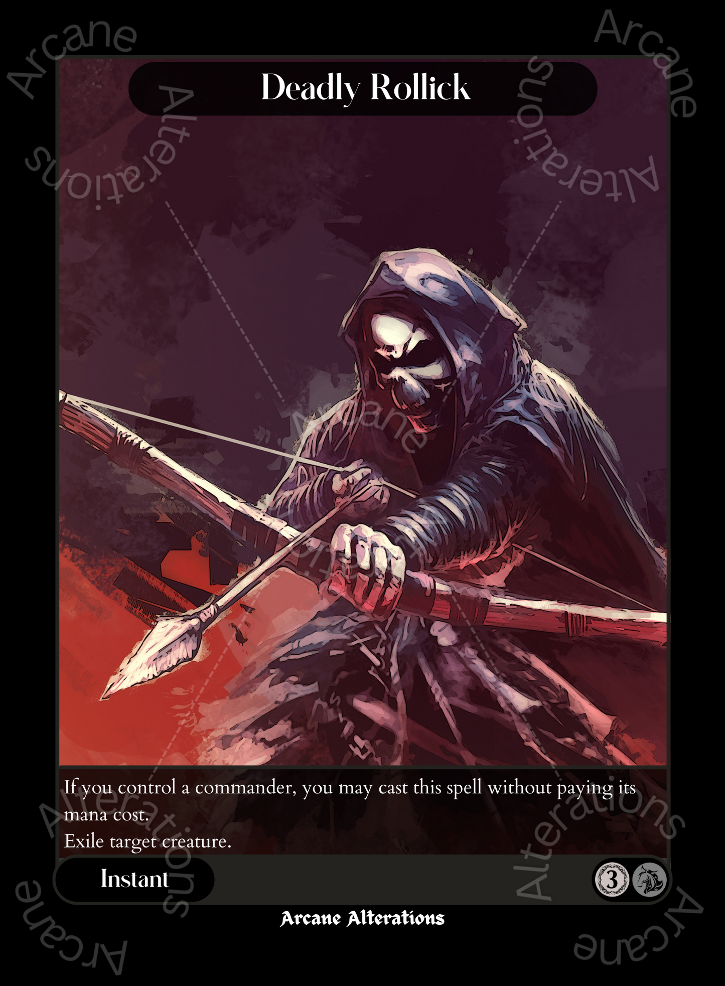 Deadly Rollick - High Quality Altered Art Custom Proxy Cards