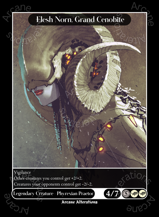 Elesh Norn, Grand Cenobite - High Quality Altered Art Custom Proxy Cards