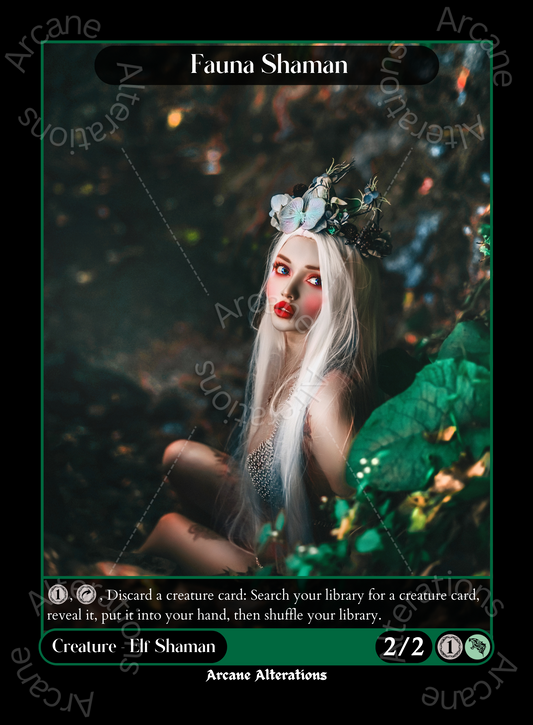 Fauna Shaman - High Quality Altered Art Custom Proxy Cards