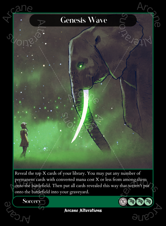 Genesis Wave - High Quality Altered Art Custom Proxy Cards