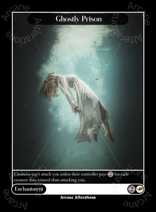 Ghostly Prison - High Quality Altered Art Custom Proxy Cards