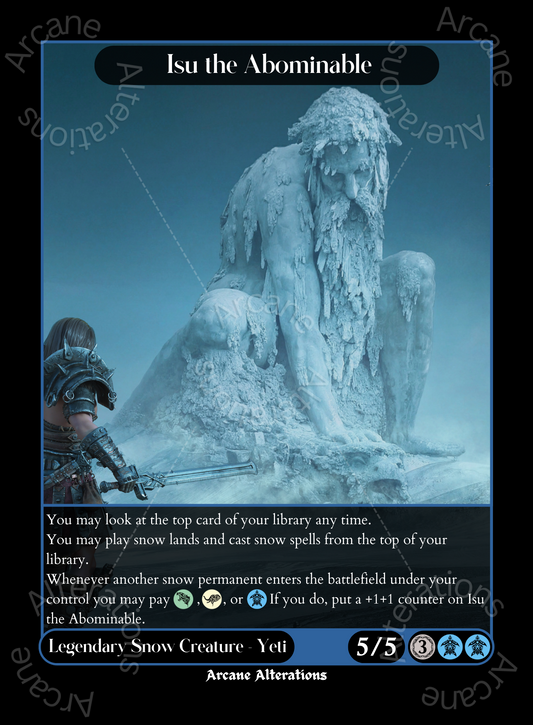 Isu the Abominable - High Quality Altered Art Custom Proxy Cards