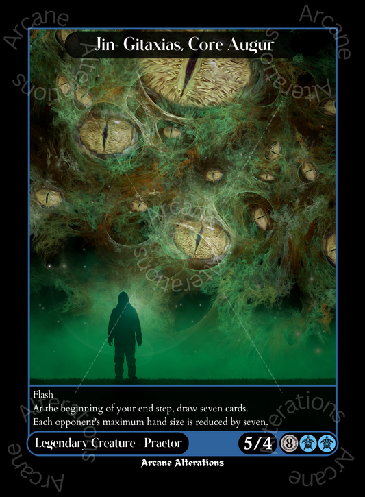 Jin-Gitaxias, Core Augur - High Quality Altered Art Custom Proxy Cards