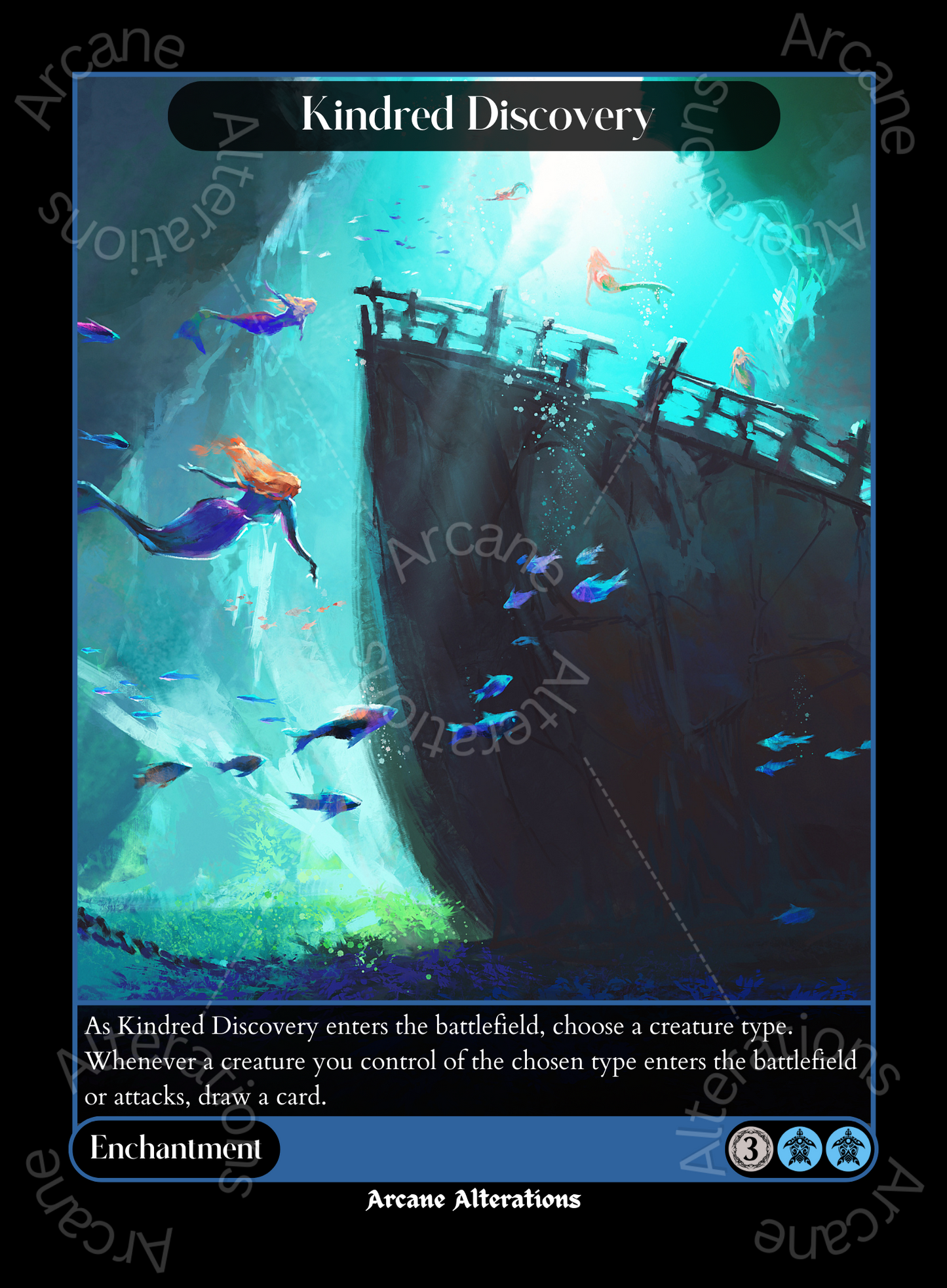 Kindred Discovery - High Quality Altered Art Custom Proxy Cards