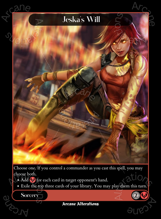 Jeska's Will Lilith Borderlands Crossover Single - High Quality Altered Art Custom Proxy Cards