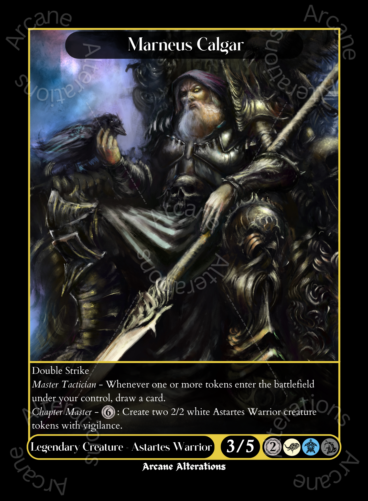 Marneus Calgar - High Quality Altered Art Custom Proxy Cards Marneus Calgar - High Quality Altered Art Custom Proxy Cards