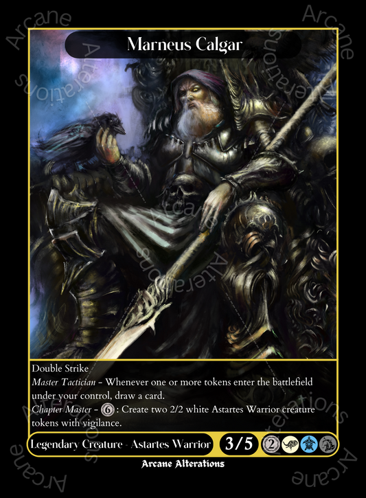 Marneus Calgar - High Quality Altered Art Custom Proxy Cards