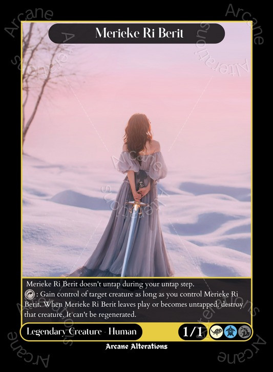 Merieke Ri Berit - High Quality Altered Art Custom Proxy Cards