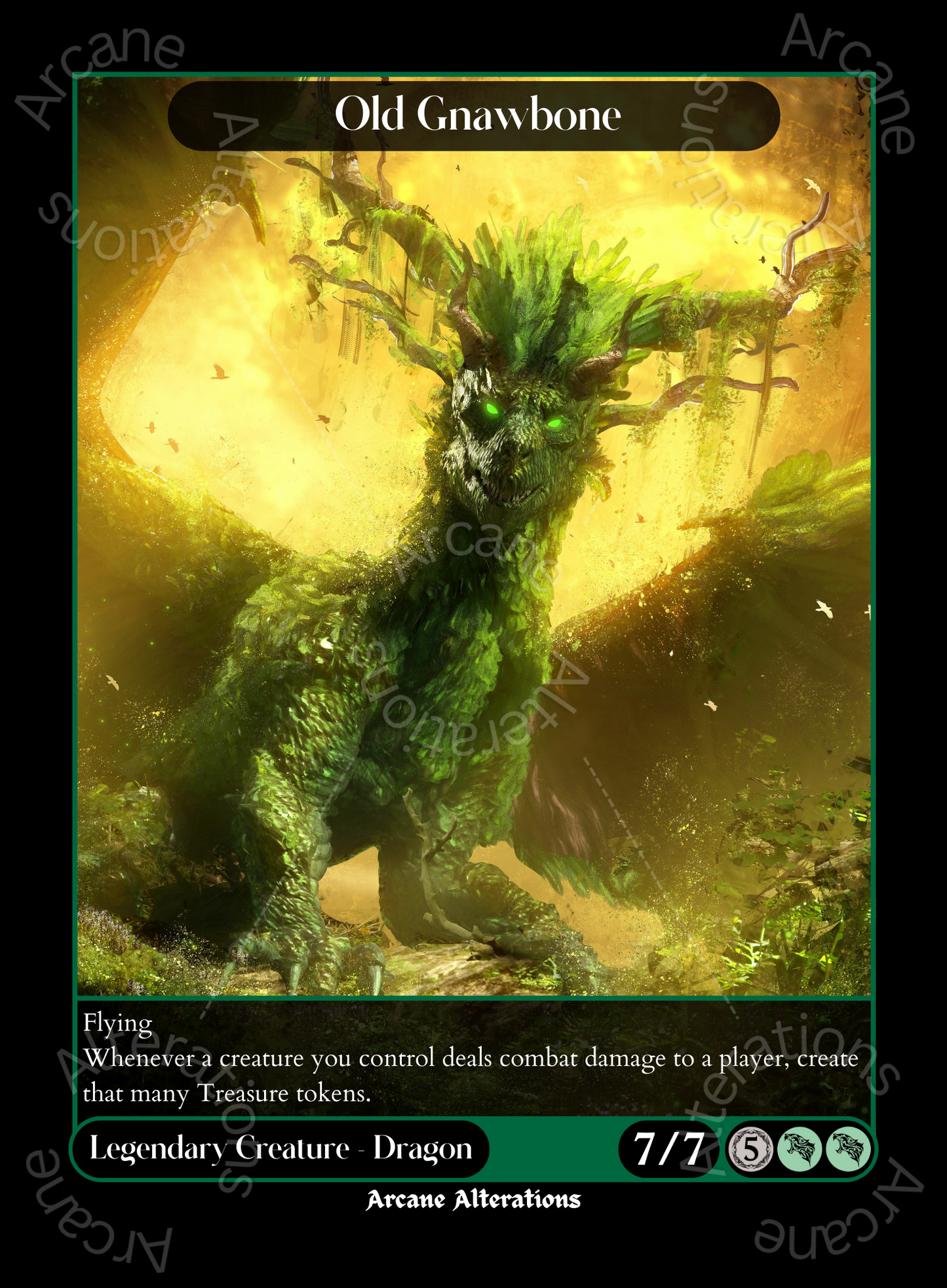 Old Gnawbone - High Quality Altered Art Custom Proxy Cards