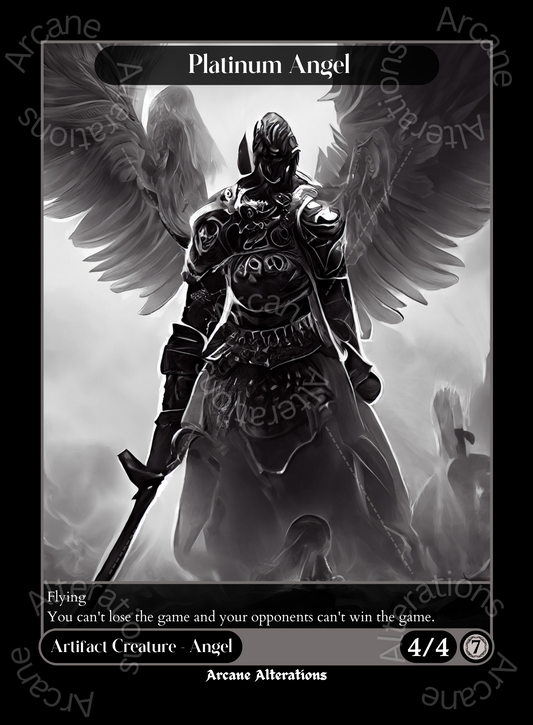 Platinum Angel - High Quality Altered Art Custom Proxy Cards