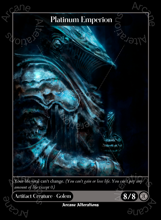 Platinum Emperion - High Quality Altered Art Custom Proxy Cards