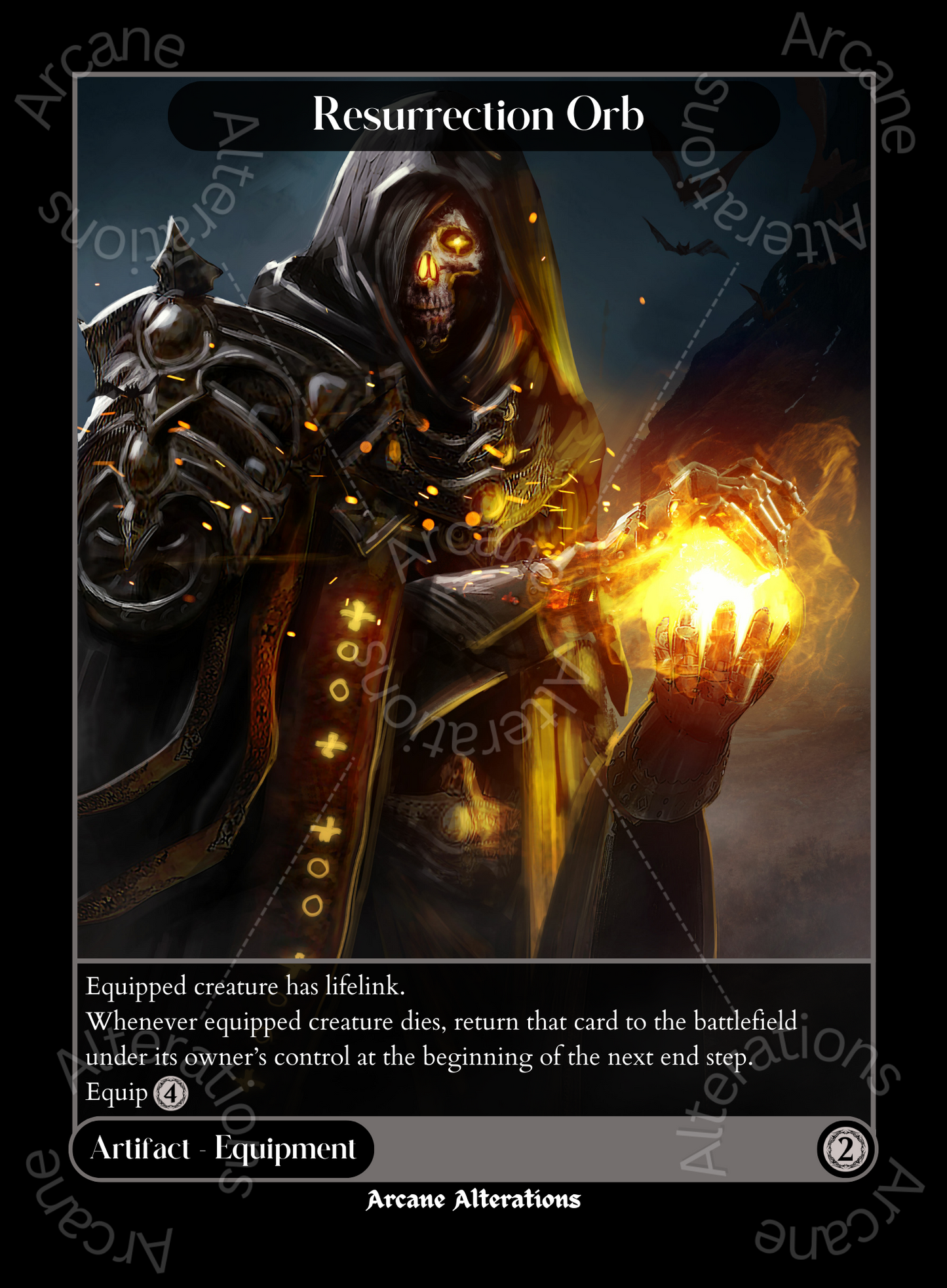 Resurrection Orb - High Quality Altered Art Custom Proxy Cards
