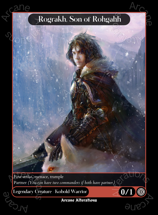 Rograkh, Son of Rohgahh Jon Snow Game of Thrones Crossover Single - High Quality Altered Art Custom Proxy Cards